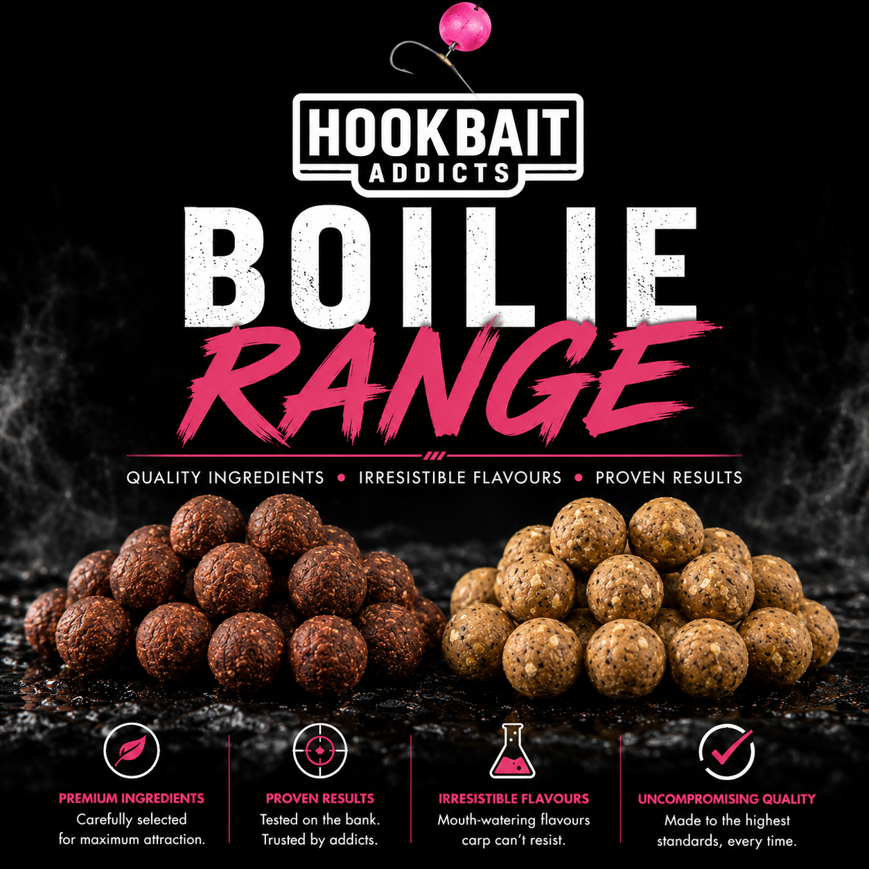 The boilie range