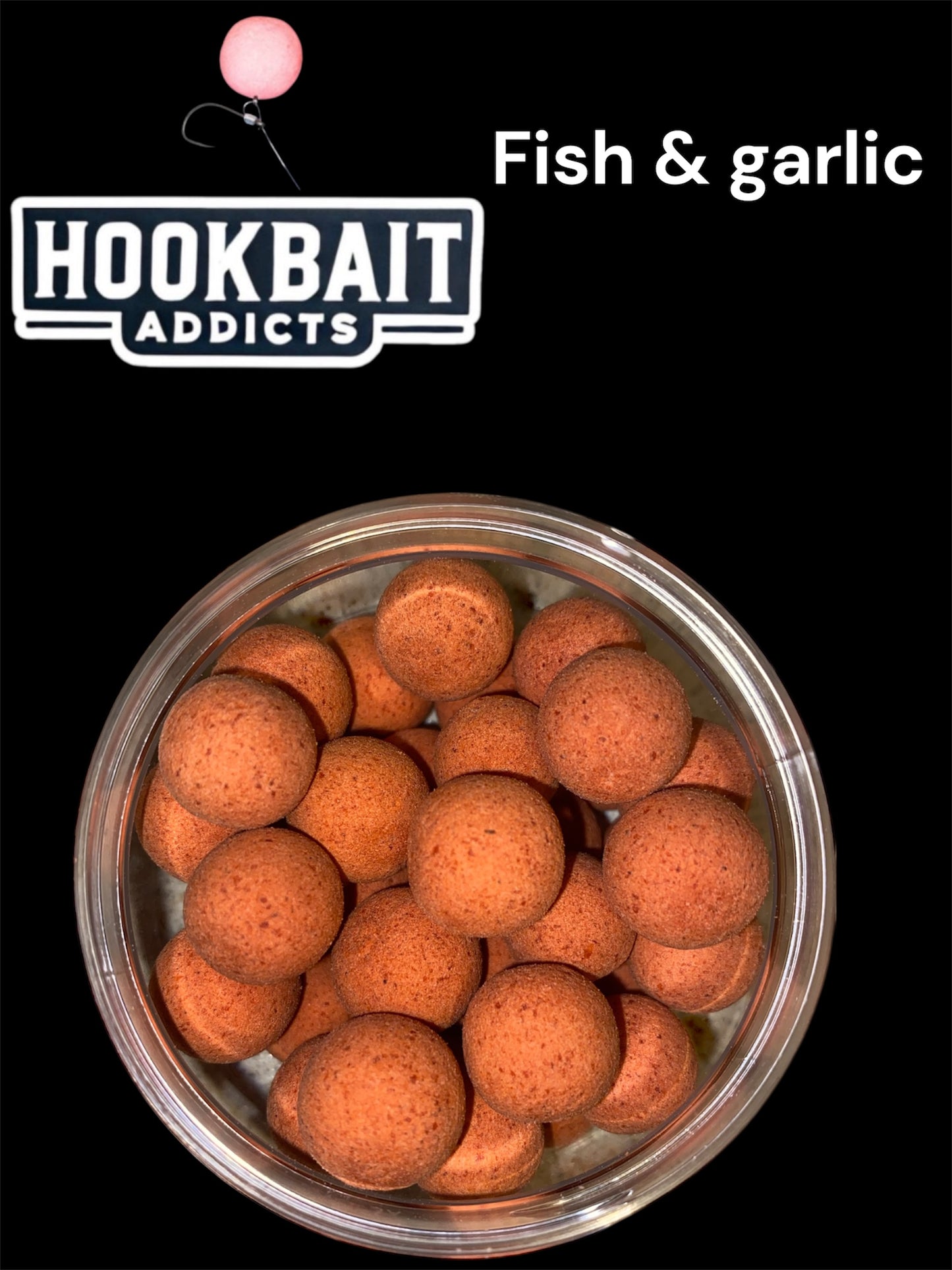 Fish and garlic pop ups